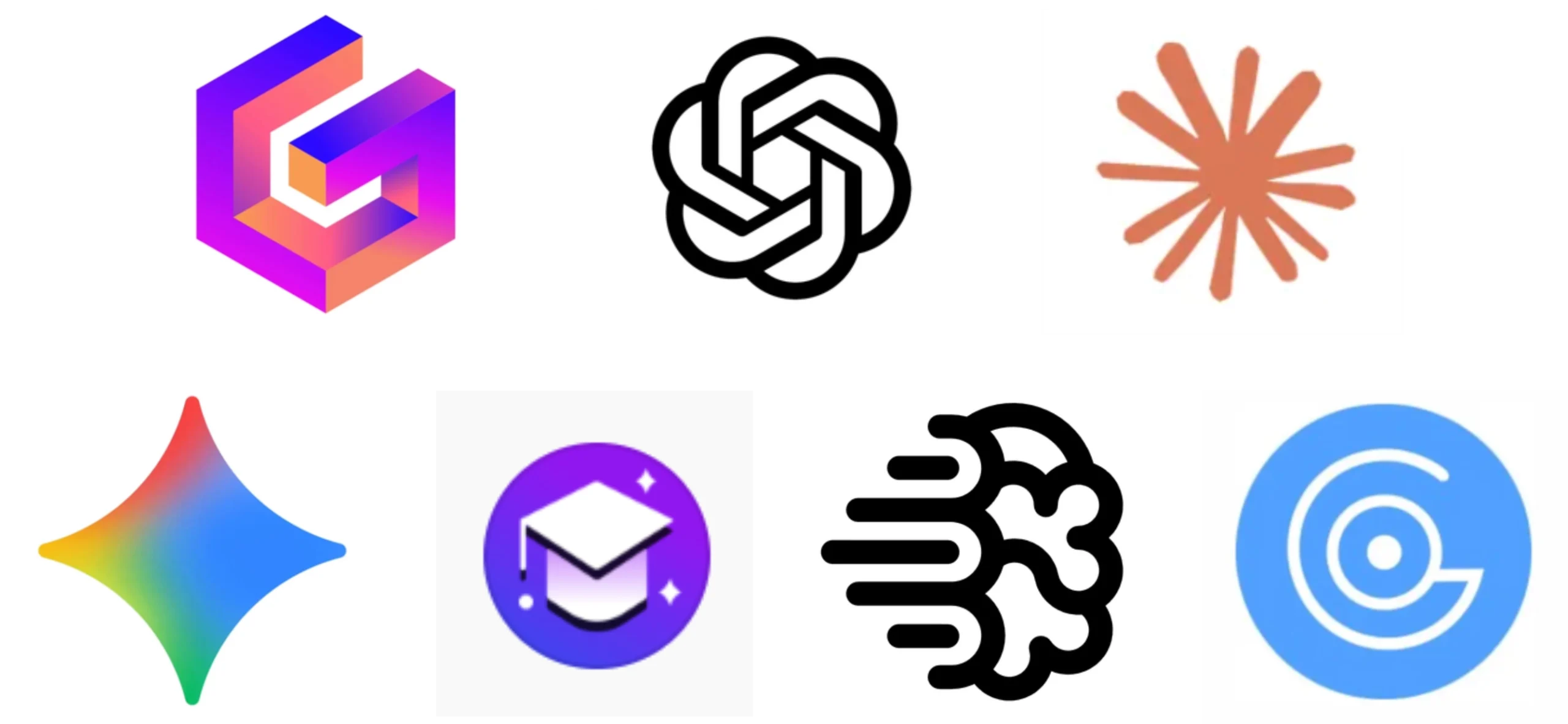 Iconos de herramientas de Inteligencia Artificial